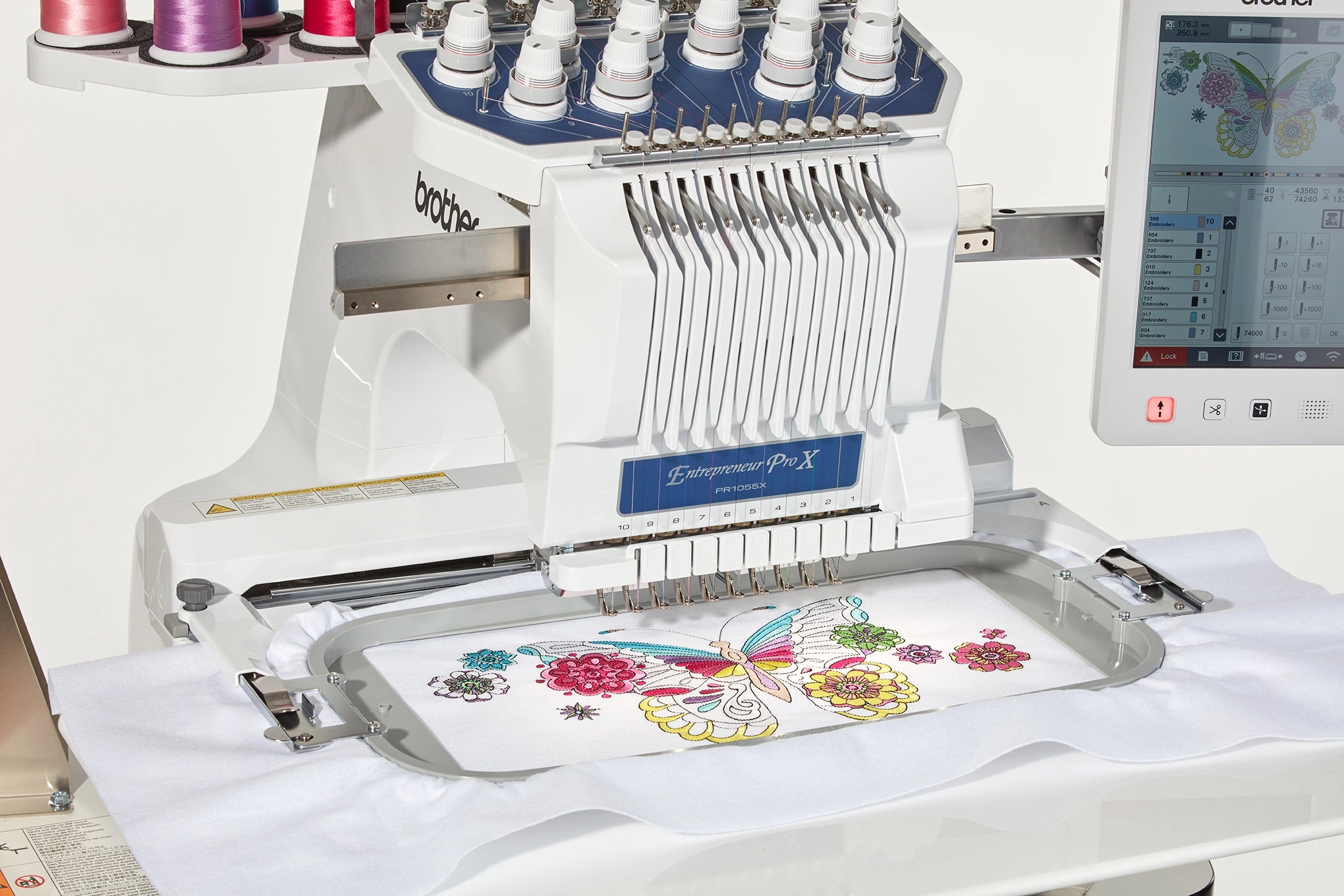 Brother Embroidery PR1055X - Close-Up Stitching