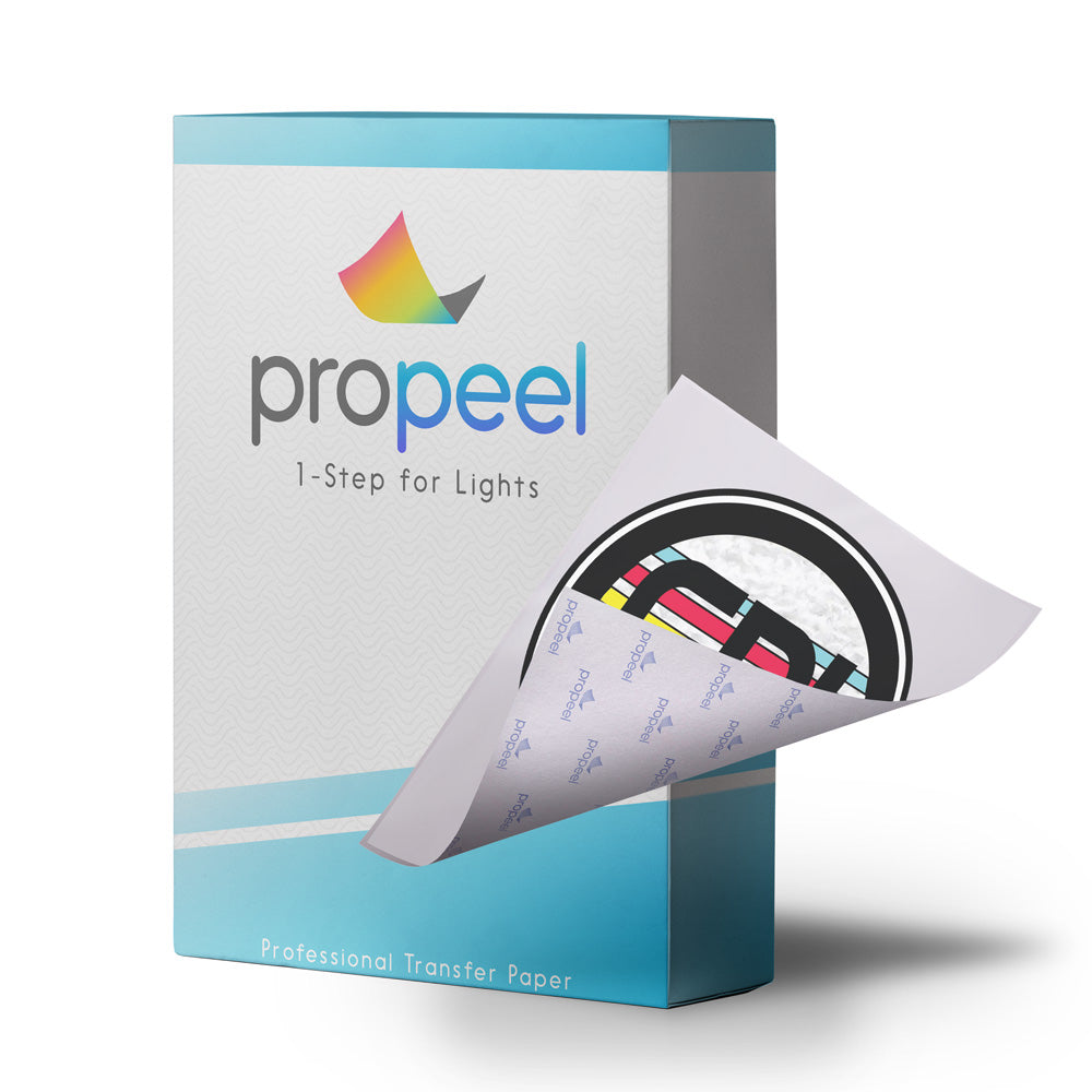 Propeel 1 Step | Transfer Paper | White and Light Textiles
