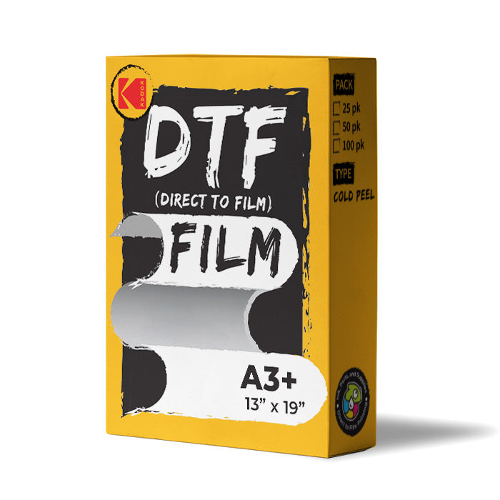 DTF Kodak Transfer Film A3+ 13 x 19 Cold Peel 100 Sheets : Garment Printer Ink