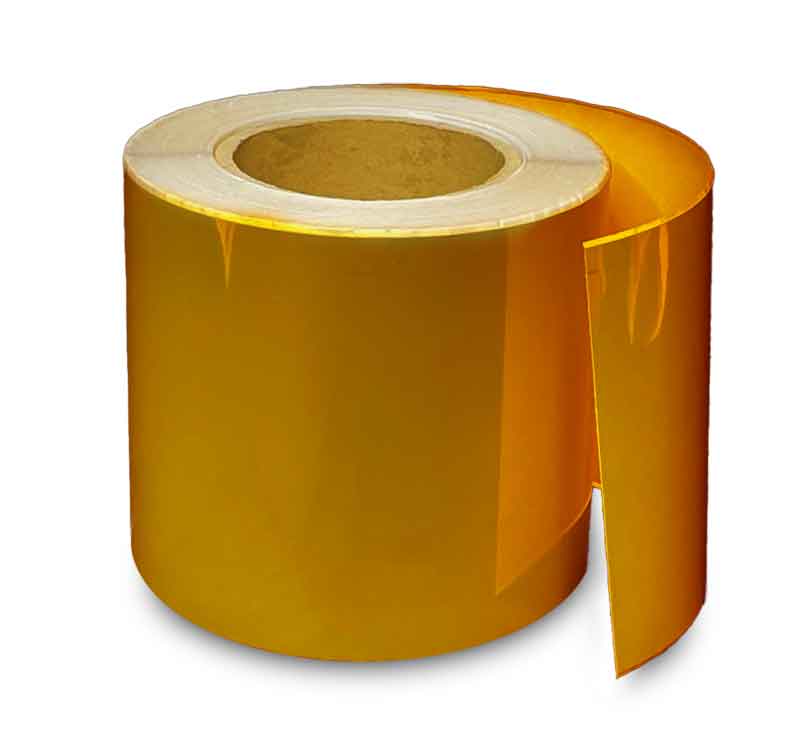 High Gloss Gold Roll for iColor 250 - Non Die Cut (4.72 in x 150 ft)