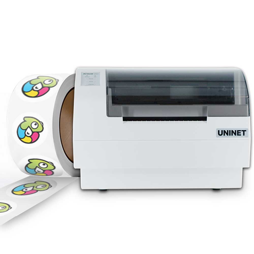 Uninet iColor 250 I Print & Cut Label and Sticker Maker Base Bundle