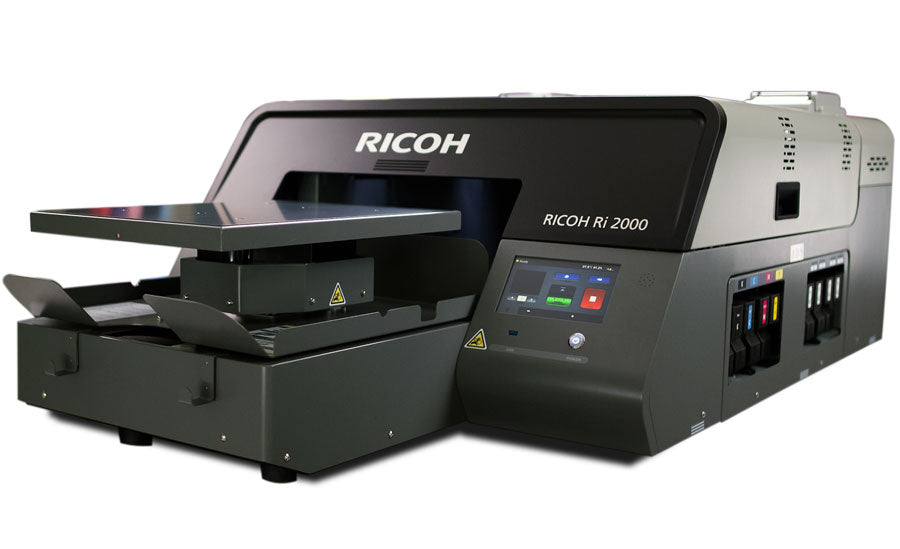 The New Ricoh Ri 1000X Direct-to-Garment Printer, High-Performance DTG  Printing. in 2023