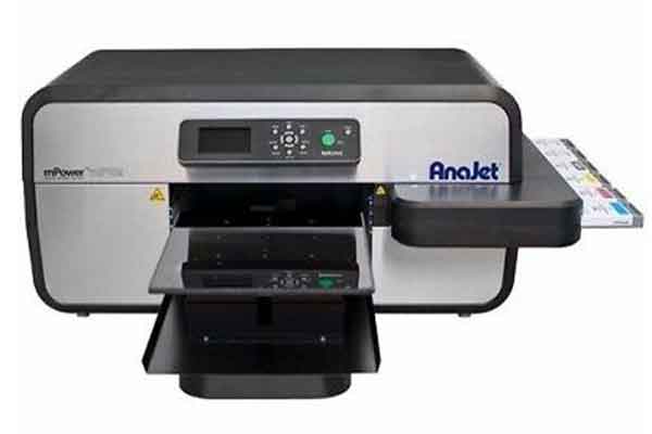 Front view of an Anajet Mpower printer 