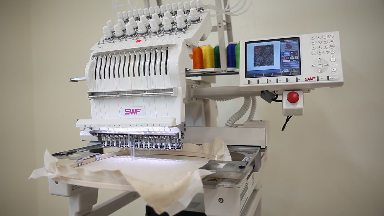 SWF Embroidery Machine: How to Use Total Stitch Clear Function