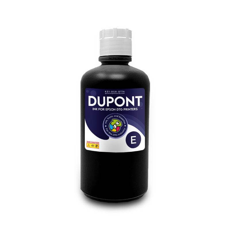 Black Dupont Garment Printer Ink Liter