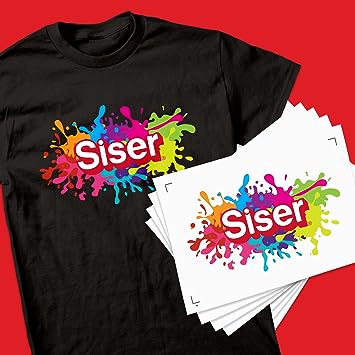 Siser EasyColor DTV Sheets | Sublimatable Sheets for Inkjet Printers 50 Sheets : Garment Printer Ink