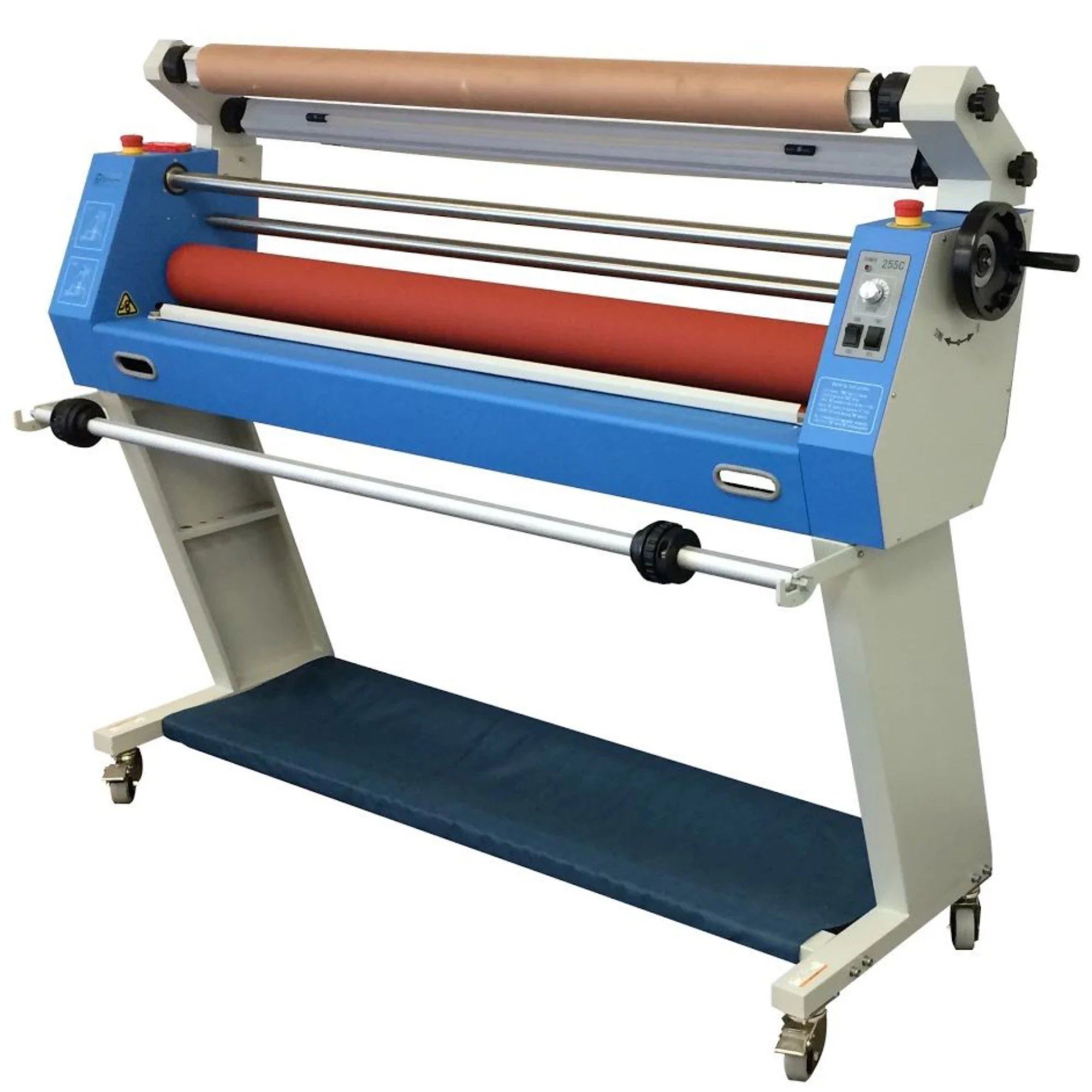 "GFP-263C Compact Cold Laminator with Stand - 63" Eco Printers - GFP" - An efficient and reliable cold laminator with a stand designed for 63" eco printers by GFP