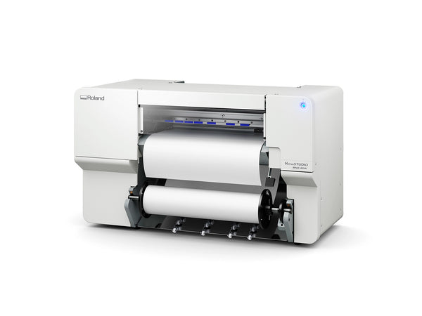BN2-20A Eco-Solvent Printer Left View with White Media