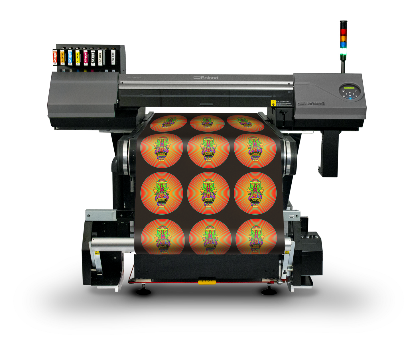 CO-300 Belt UV Printer from the Front