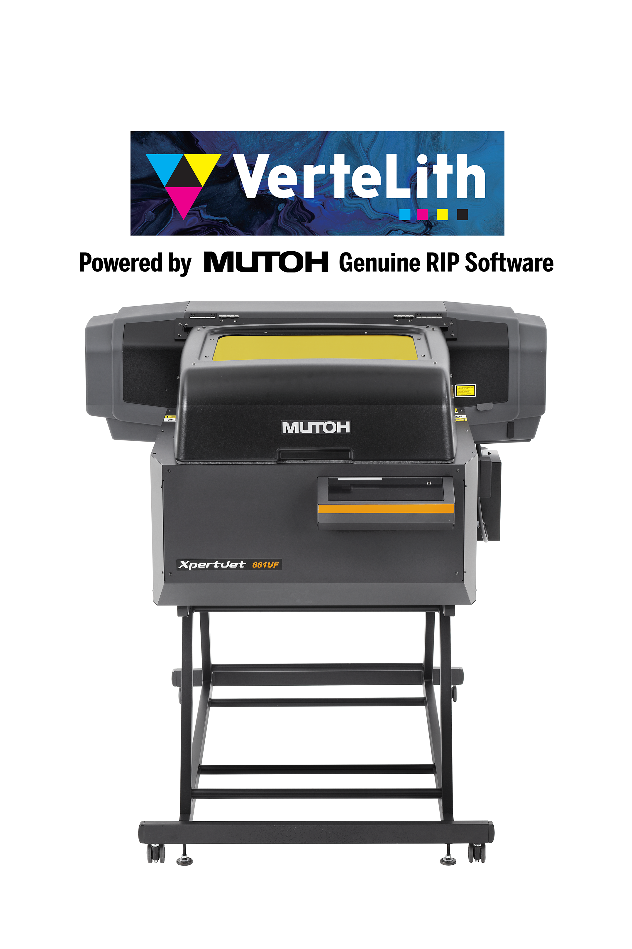 mutoh xpertjet 661 uv led printer with vertelith genuine rip software