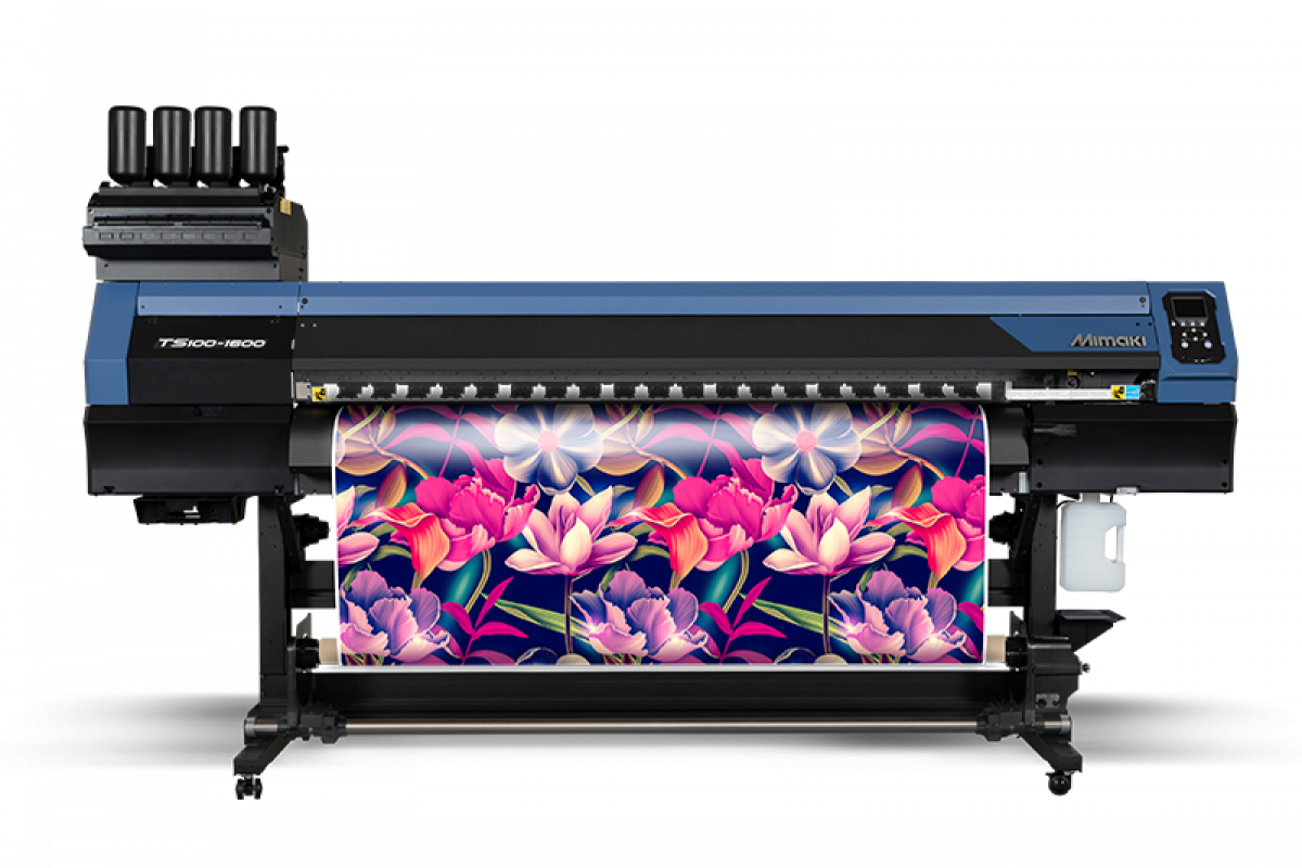 Mimaki TS100-1600 Dye Sublimation Printer front perspective