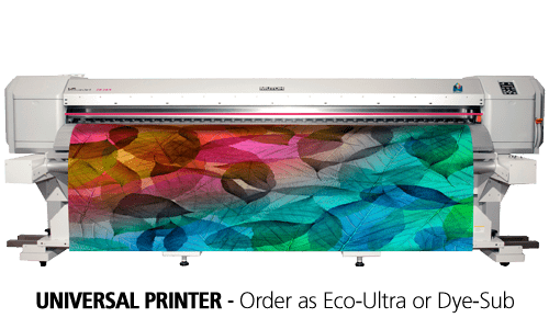 mutoh vj2638WX printer for eco-ultra or dye sublimation printing