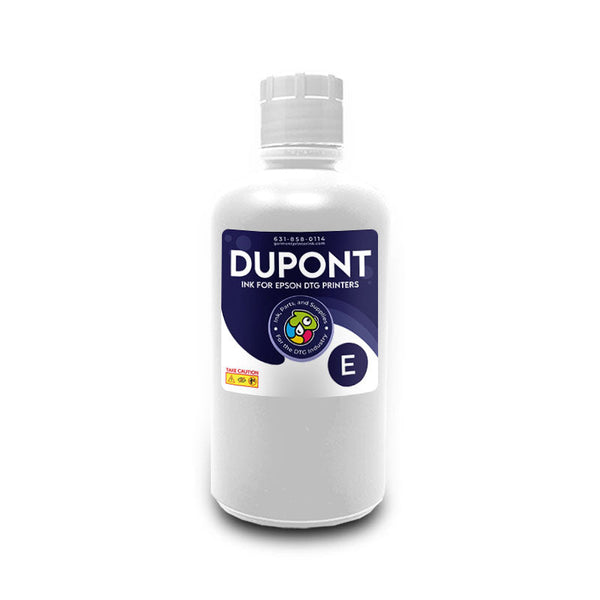 White Dupont Garment Printer Ink Liter