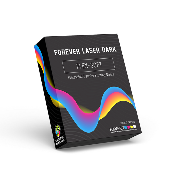 Forever Flex-Soft - Self-Weeding Laser Heat Transfer Paper, Ivory / Letter 8.5 x 11 / 100 Sheets