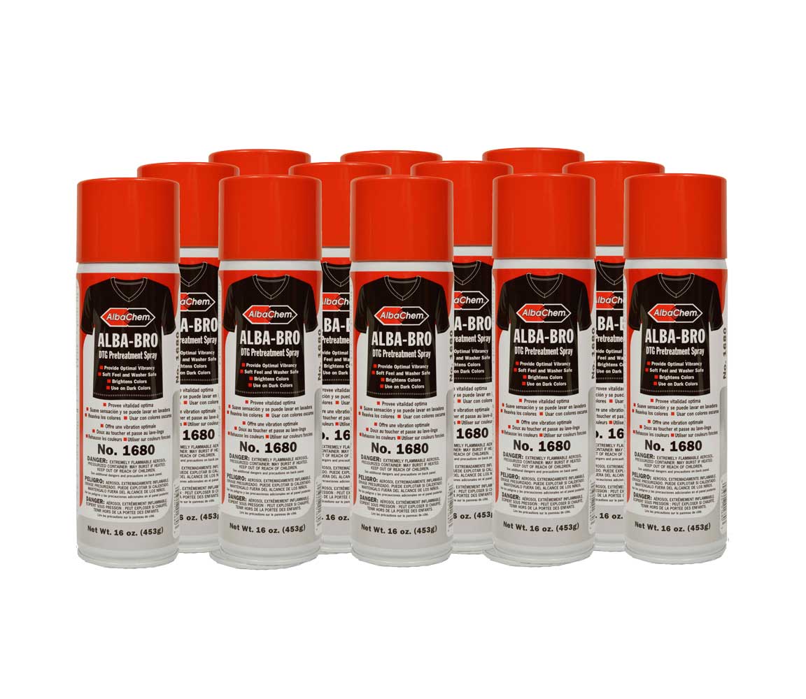 Aerosol Dark Shirt Pretreatment Cans for Brother Ink-4