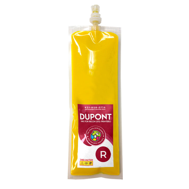 220ml DuPont Yellow ink bag for Anajet mPower and Ricoh Ri