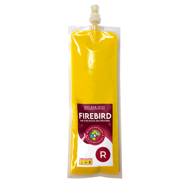 Firebird Yellow 220ml Ink Bag for Anajet mPower Ricoh