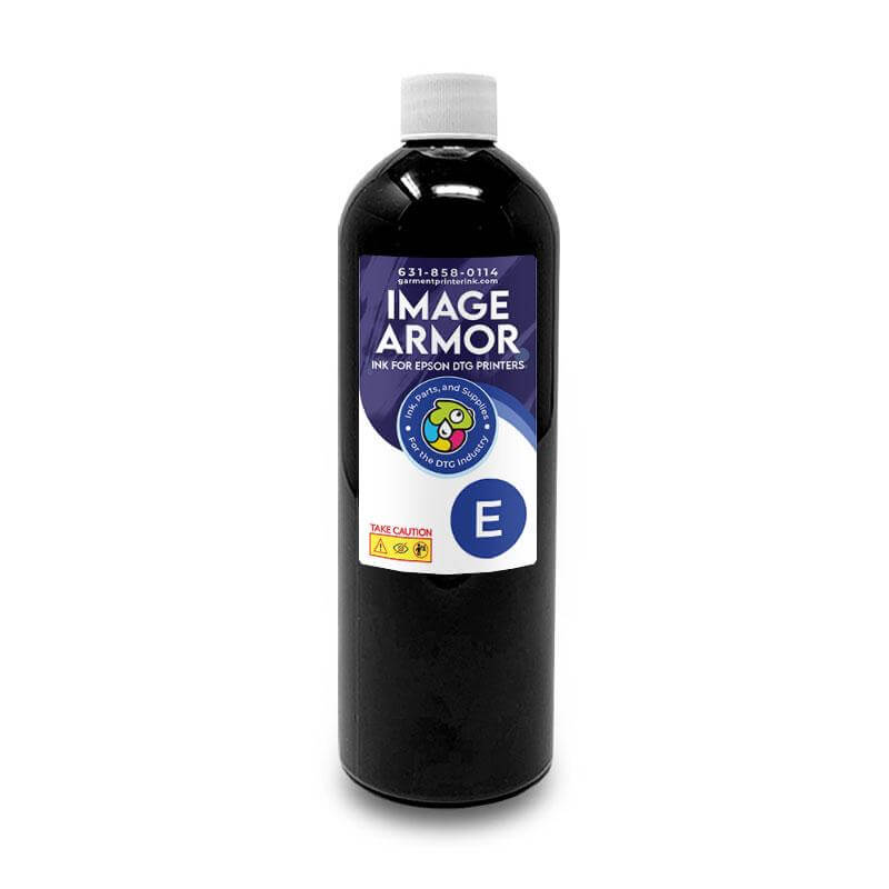 Black Half Liter E-Series Image Armor Garment Ink