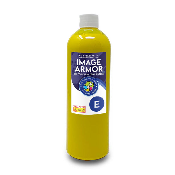 Yellow Half Liter E-Series Image Armor Garment Ink