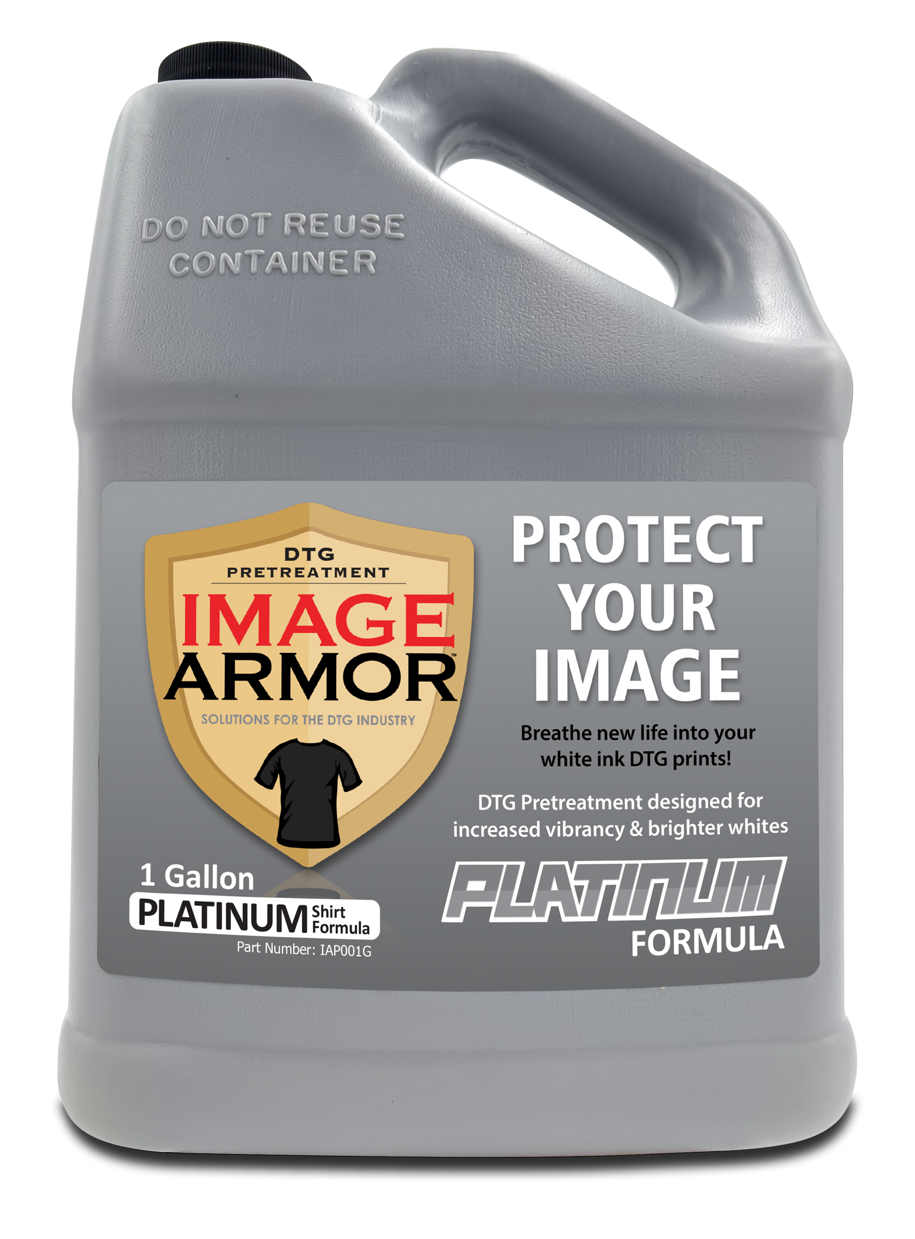 Image Armor Platinum pretreatment formula for dtg printing one gallon
