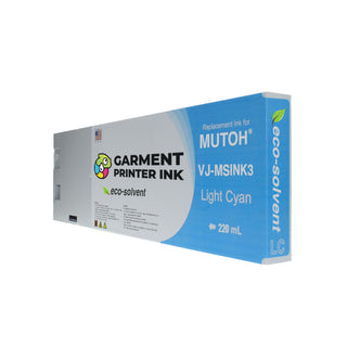 Buy light-cyan Eco Solvent Ink For MUTOH VJ-MSINK3 220 ml