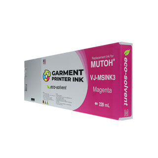 Buy magenta Eco Solvent Ink For MUTOH VJ-MSINK3 220 ml