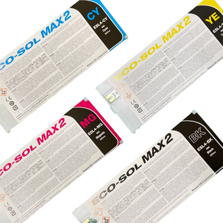Roland BN-20A ESL4 Eco-Sol Max 2 Ink 220cc - CMYK color options for vibrant and long-lasting prints on a variety of materials.