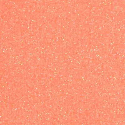 Siser Glitter White and Neon 20" Vinyl - Neon Grapefruit