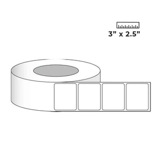 Clear Gloss Lamination Labels 3 x 2.5 for iColor 250 (750/roll)