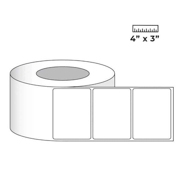 Clear Gloss Lamination Labels 4 x 3 for iColor 250 (625/roll)
