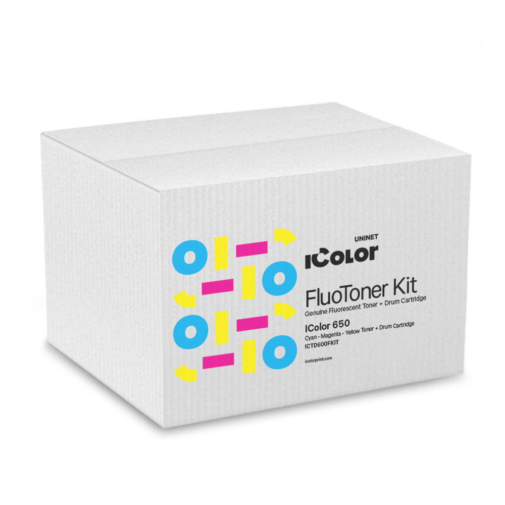 Fluorescent  Laser Toner and Drums for iColor 650 KIT