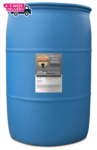 Image Armor Platinum 55 gallon drum for pretreatment of direct to garment printed shirts
