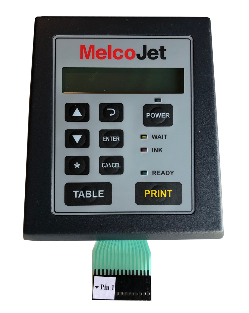 MelcoJet Control panel
