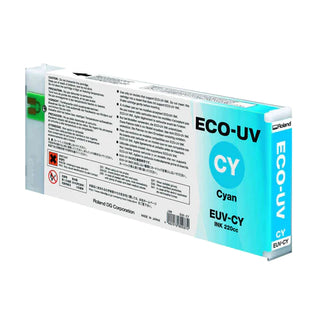 Buy cyan Roland Eco-UV Ink 220cc